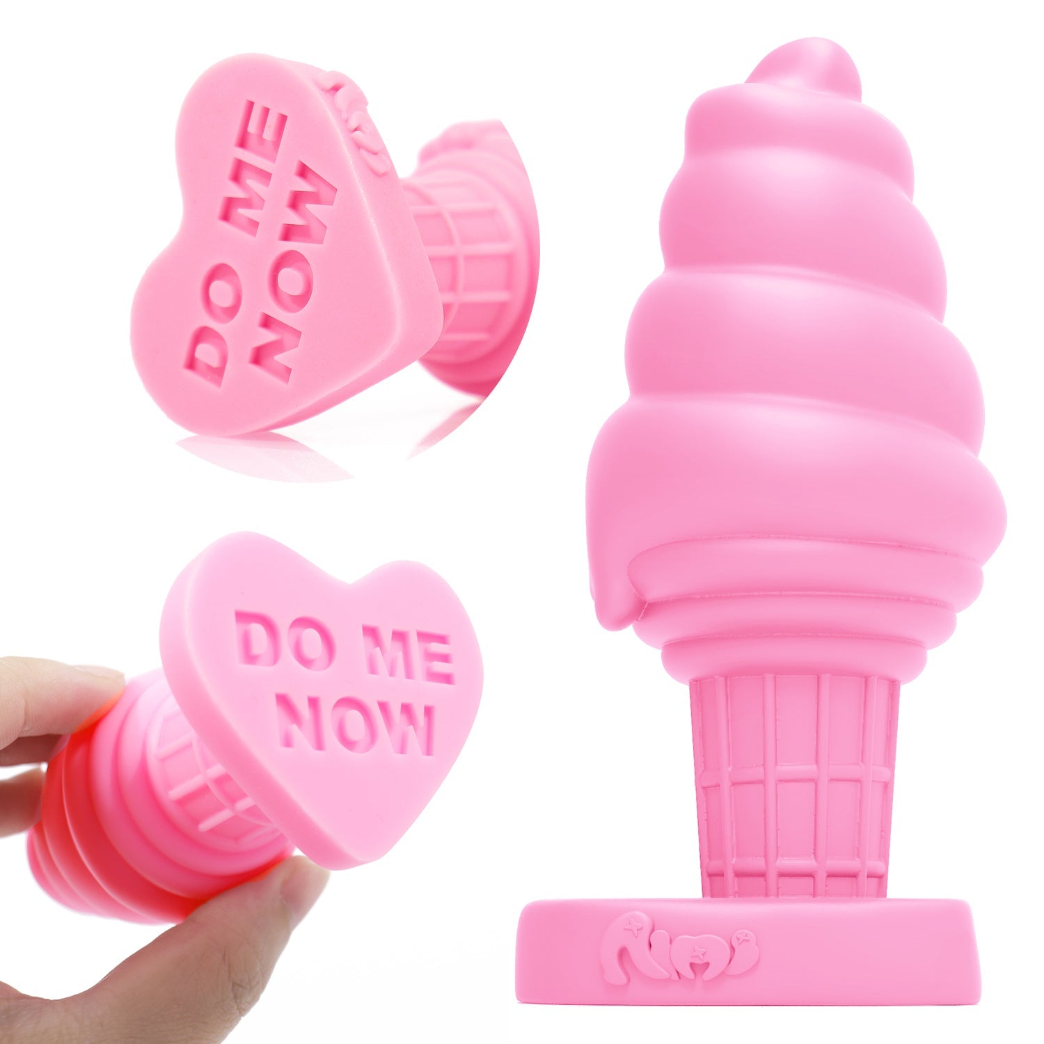 Aimitex Ice Cream Colorful Silicone Butt Plug Anal Expansion plug