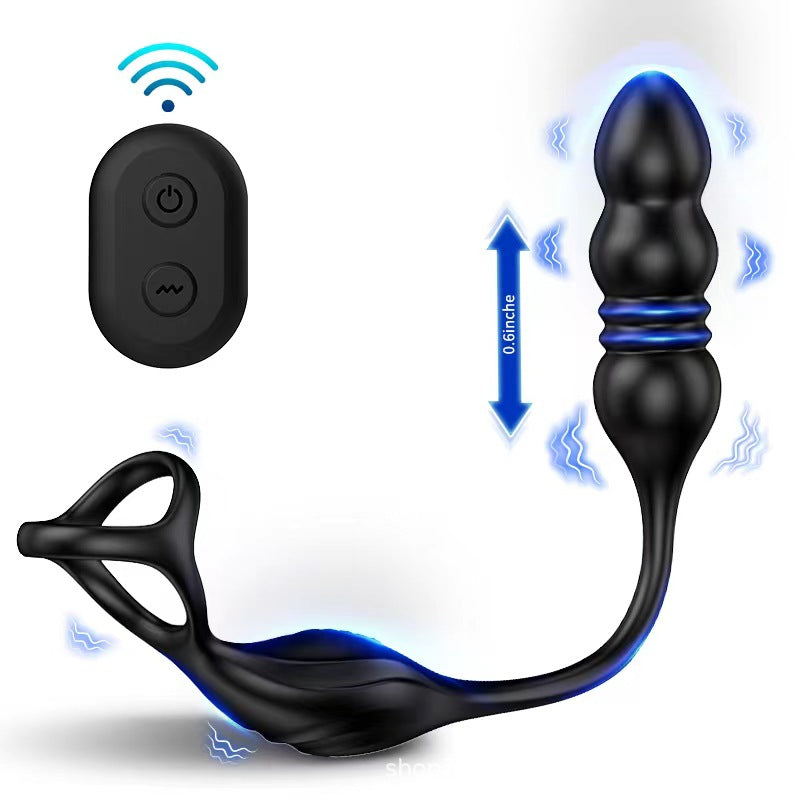 Anal Plug Vibrating Penis Ring Anal Beads Prostate Massager Vibrator Anal Toys