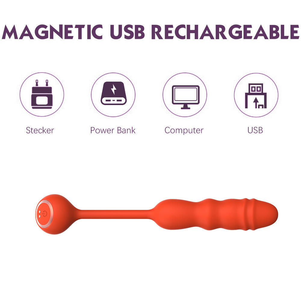 10 Frequency Telescopic Vibrator