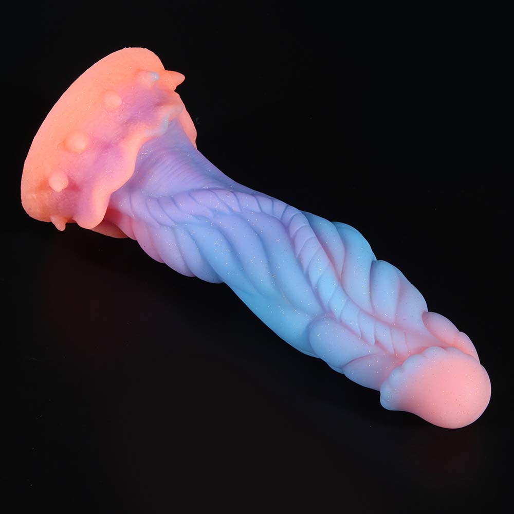 Fluorescent Silicone Butt Plug Dildo