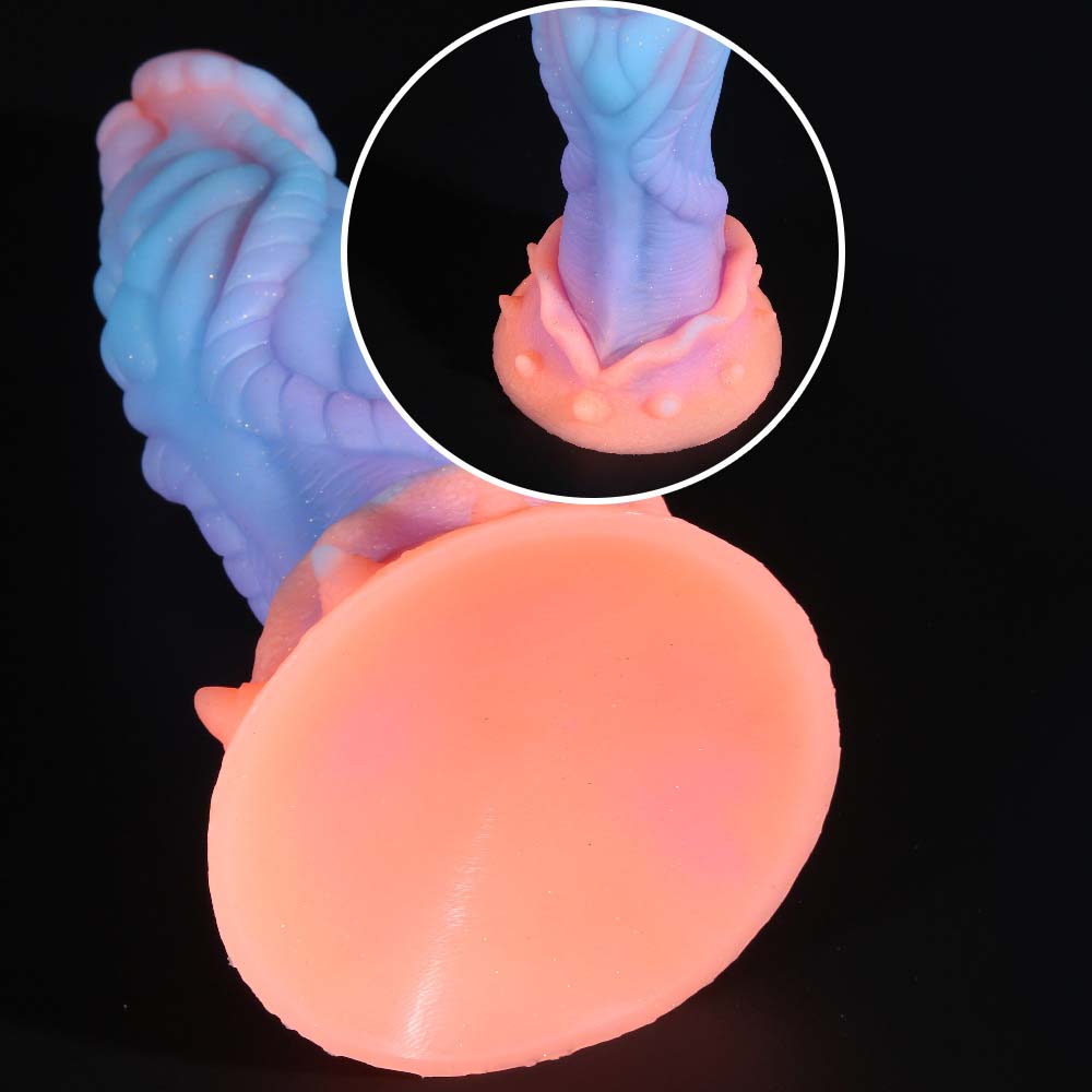 Fluorescent Silicone Butt Plug Dildo