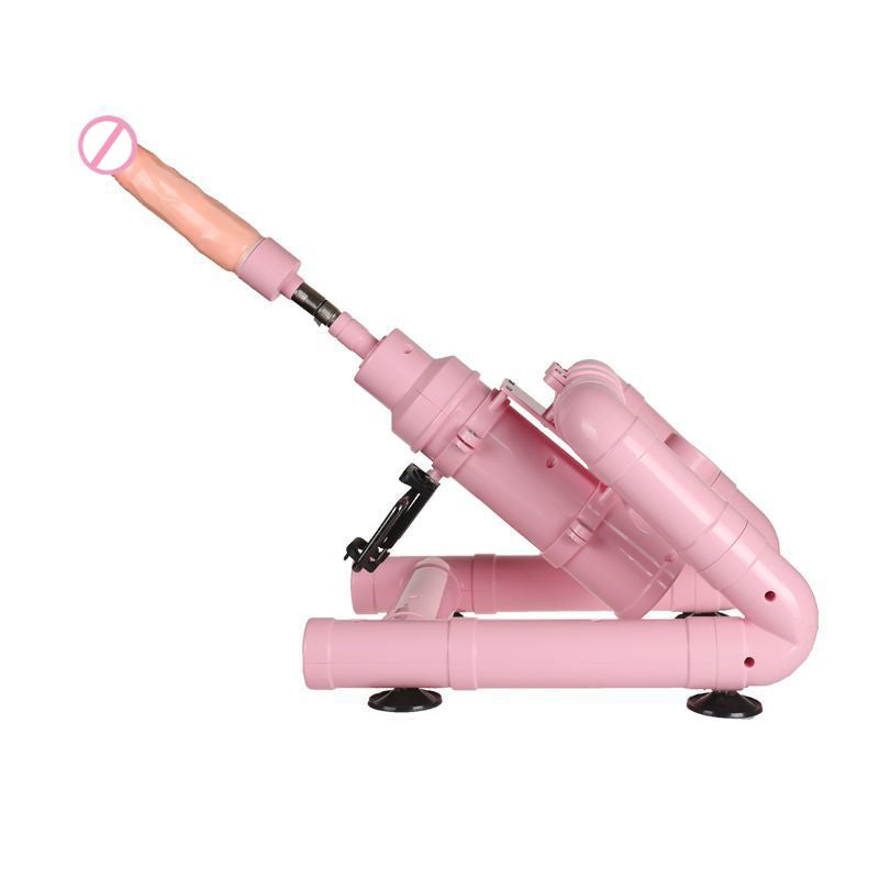 Pink Wire-controlled Telescopic Silent Dildo Machine