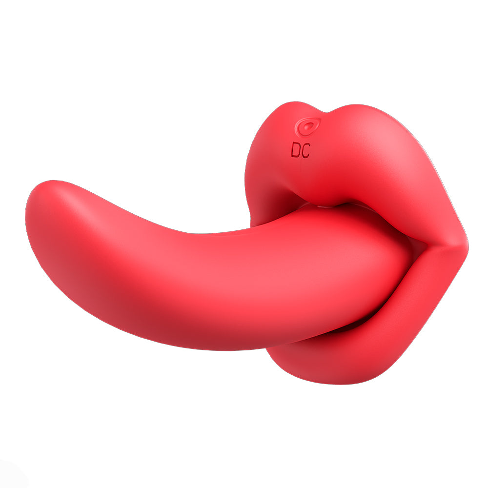 Lurevibe - Honey Tongue 5th Generation Wireless Remote Control Vibrator Simulated Lips and Tongue 10 Frequency Vibration Wearable Vibrator