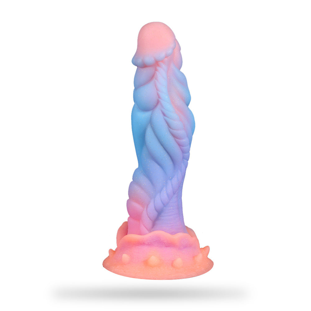 Fluorescent Silicone Butt Plug Dildo