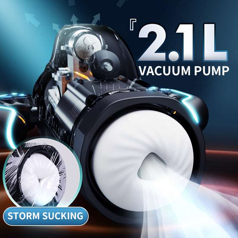 Deluxe Vibrating Sucking Heating Male Masturbator