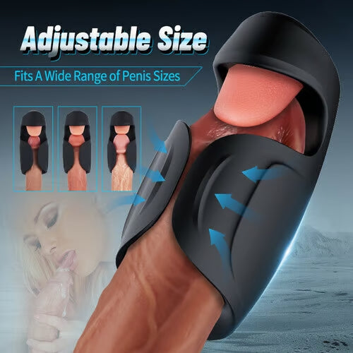 Lurevibe - Explorer: Licking Vibrating 2 in 1 Male Penis Vibrators