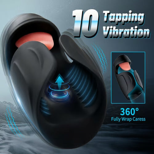 Lurevibe - Explorer: Licking Vibrating 2 in 1 Male Penis Vibrators