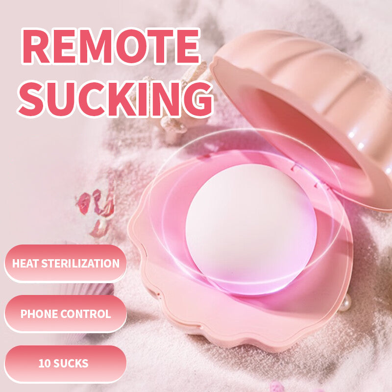 Lurevibe Pearl Shell Vibrator Sucking Heated Remote Control Vibrator