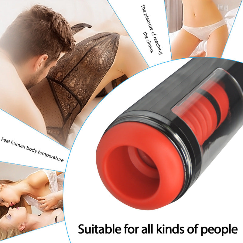 Lurevibe - Fully Automatic 7 Telescopic Vibration Intelligent Male Masturbator Cup