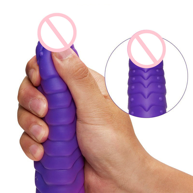 Desiretouch - Double-Ended Dildos Female 10 Frequency Variable Sex Machine Clitoris Vibrator - Telescopic Dildo Silicone Realistic Big Fake Penis Dildo Vibrator