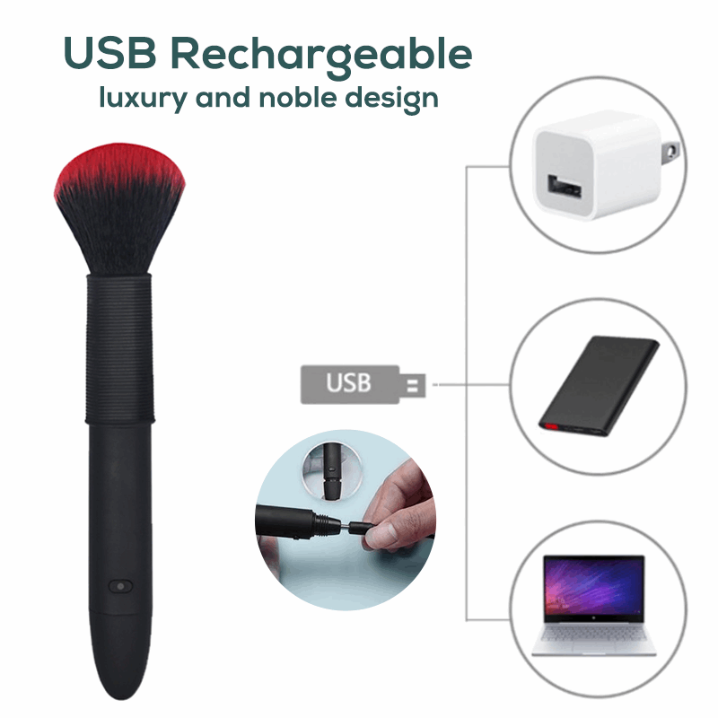 Lurevibe - Brush 1.0 - Make Up Brush Massager Female Sex Toys