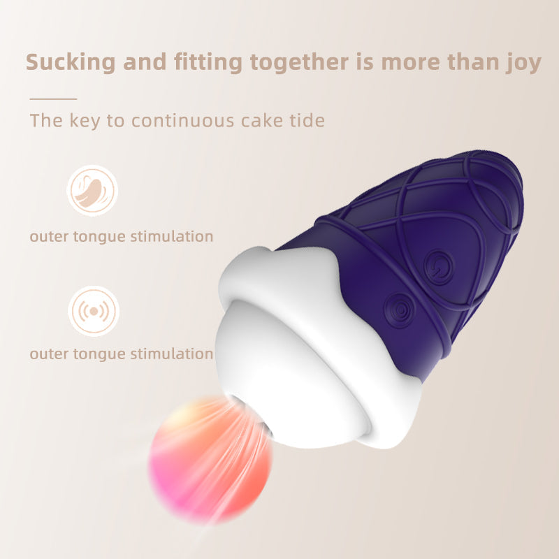 Lurevibe - Cone 10-Frequency Sucking Erotic Vibrator For Women