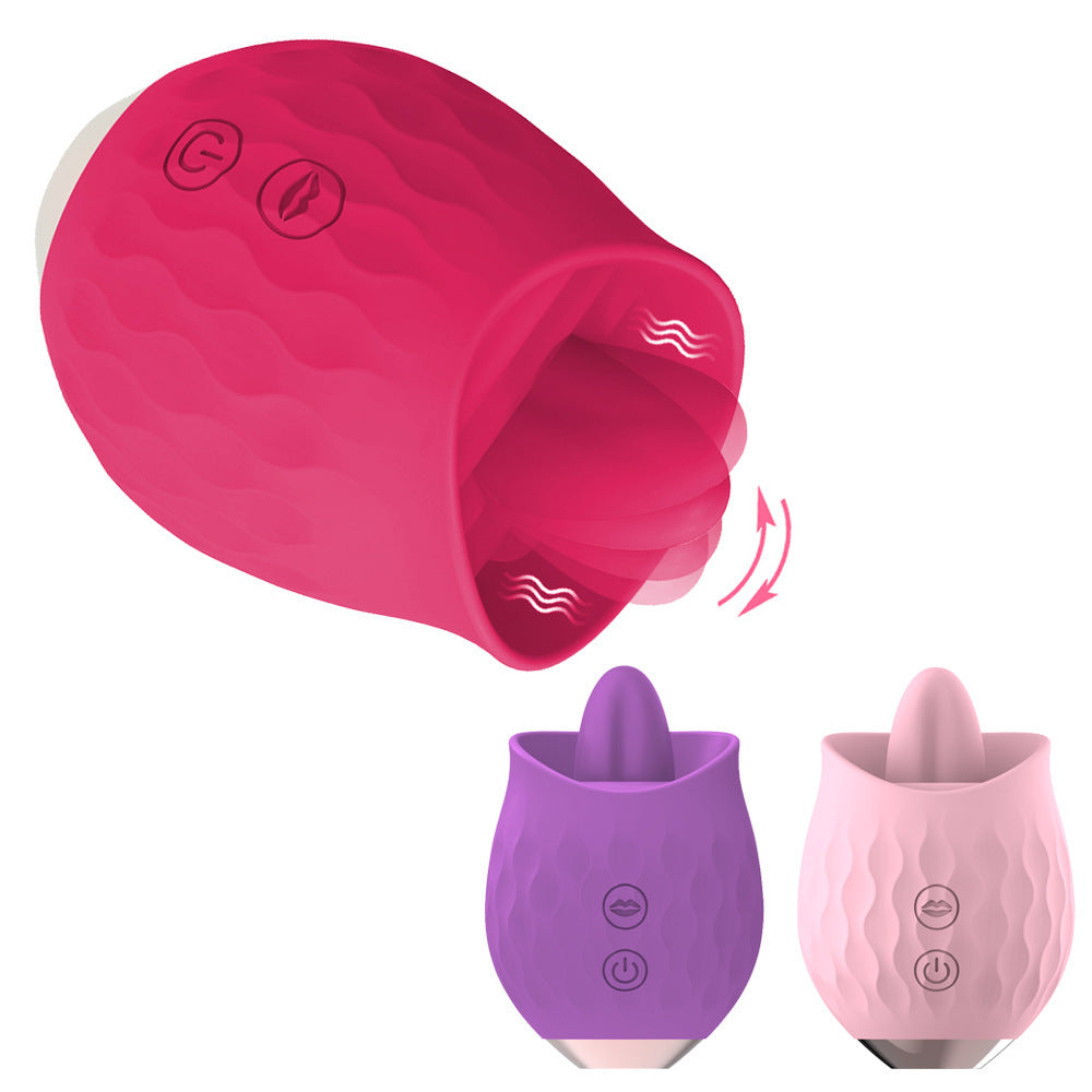 Lurevibe -Rose Toy Vibrator For Wome Clitoral Tongue Licking Vibrator