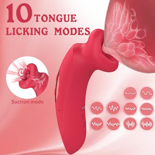 G Spot Vibrator Sucking Vibrator 10 Vibration Modes and 10 Kissing Modes