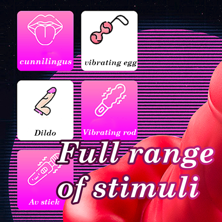 Lurevibe 360° Rotating Bead Telescopic Masturbation Vibrator