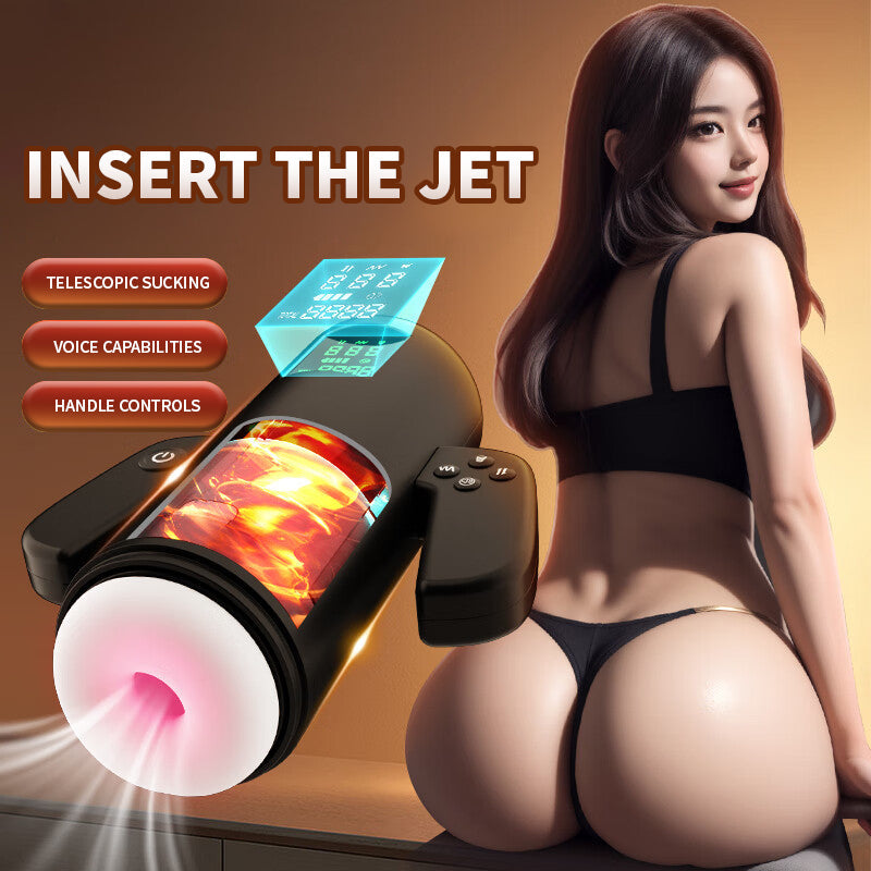 E-Sports Cup Telescopic Sucking Vibrating Heating Masturbation Cup