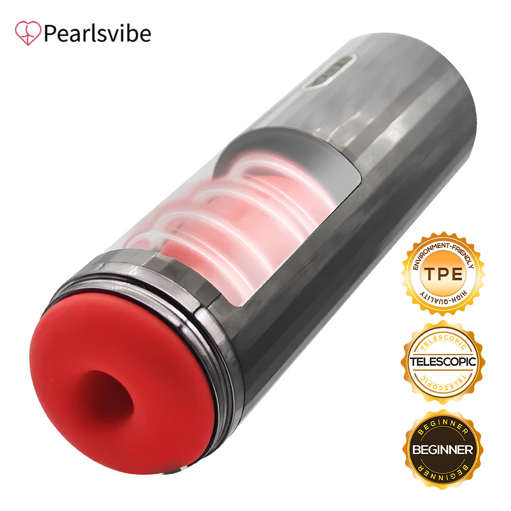 Lurevibe - Fully Automatic 7 Telescopic Vibration Intelligent Male Masturbator Cup