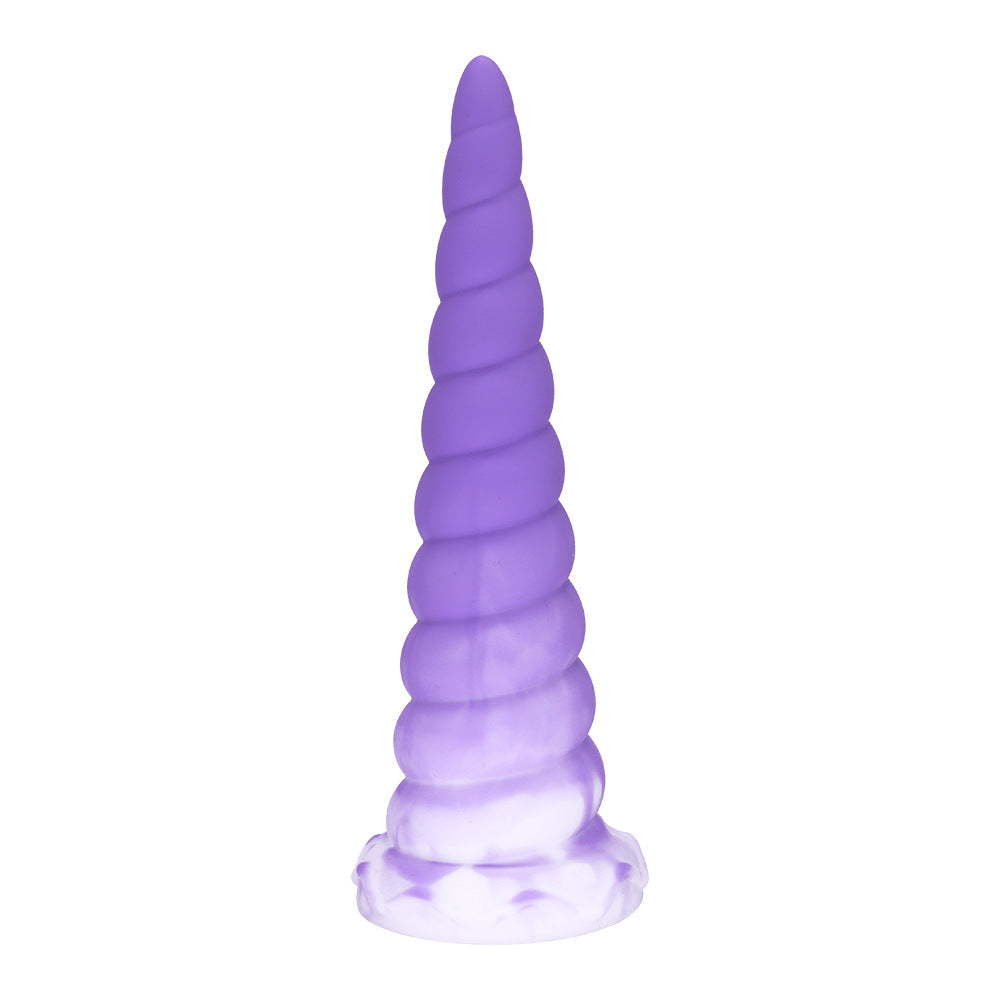 Gradual 7.08 Inch Pyramid Silicone Dildo Anal Toy