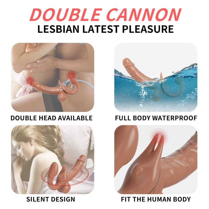 Desiretouch - Double-Ended Dildos Female 10 Frequency Variable Sex Machine Clitoris Vibrator