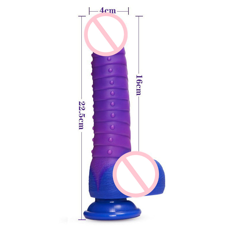 Desiretouch - Double-Ended Dildos Female 10 Frequency Variable Sex Machine Clitoris Vibrator - Telescopic Dildo Silicone Realistic Big Fake Penis Dildo Vibrator