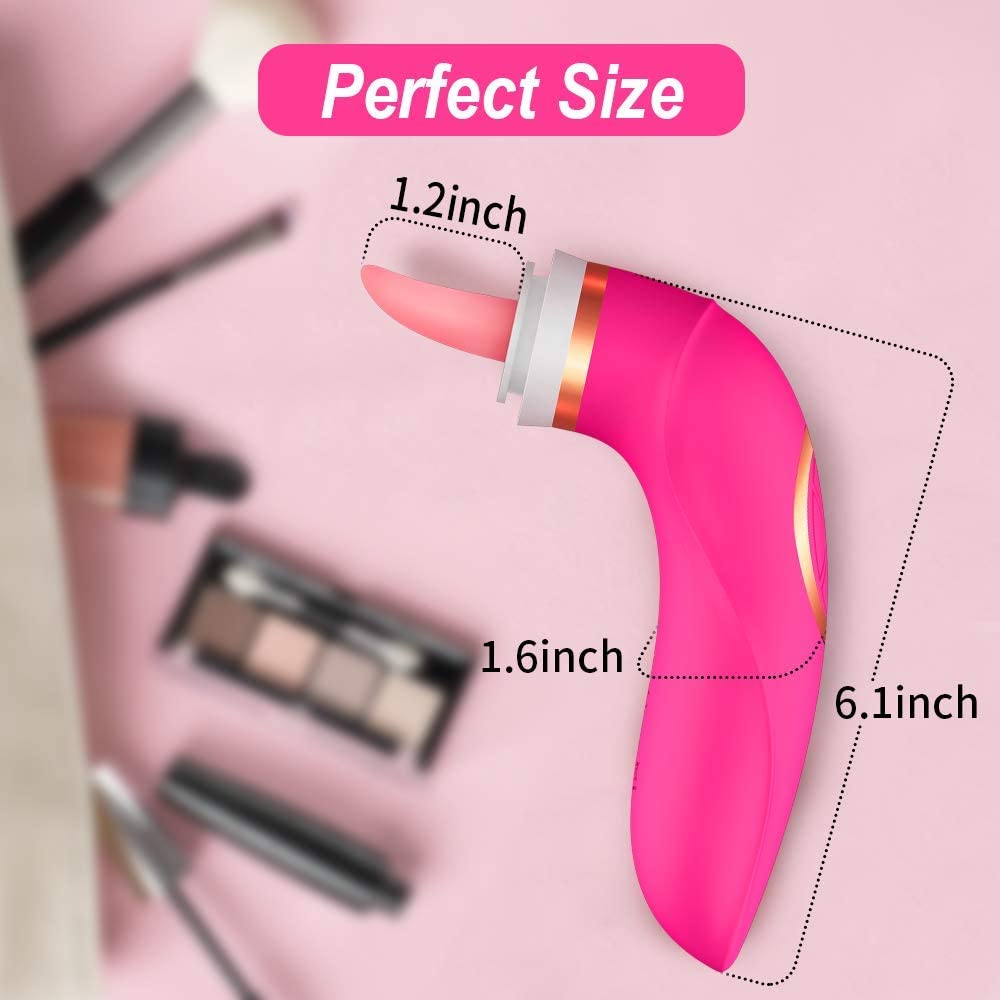 Lurevibe - Clitoral Sucking Licking Vibrator, G Spot Tongue Vibrator