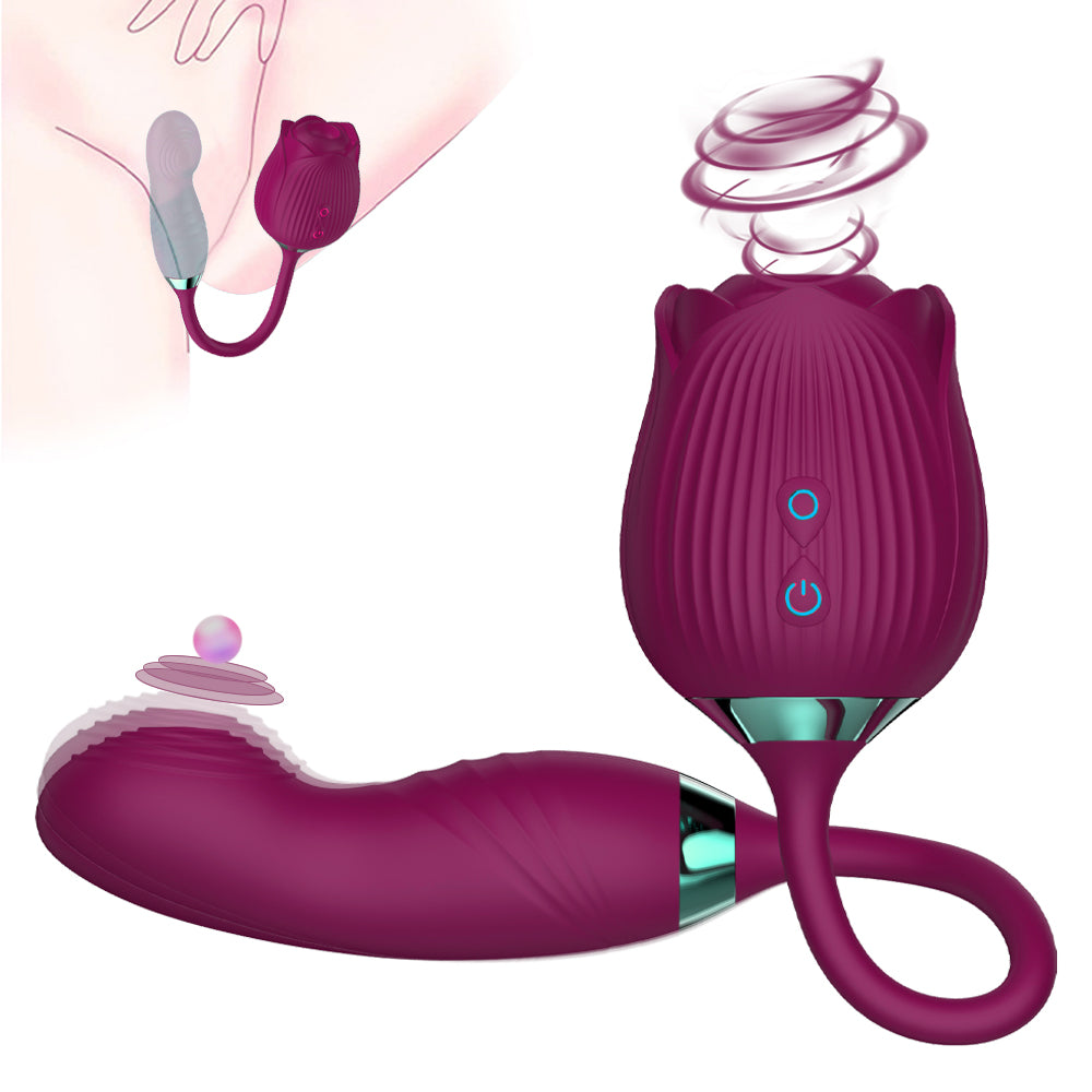 Lurevibe - Rose Vibrator Clitoris Stimulator