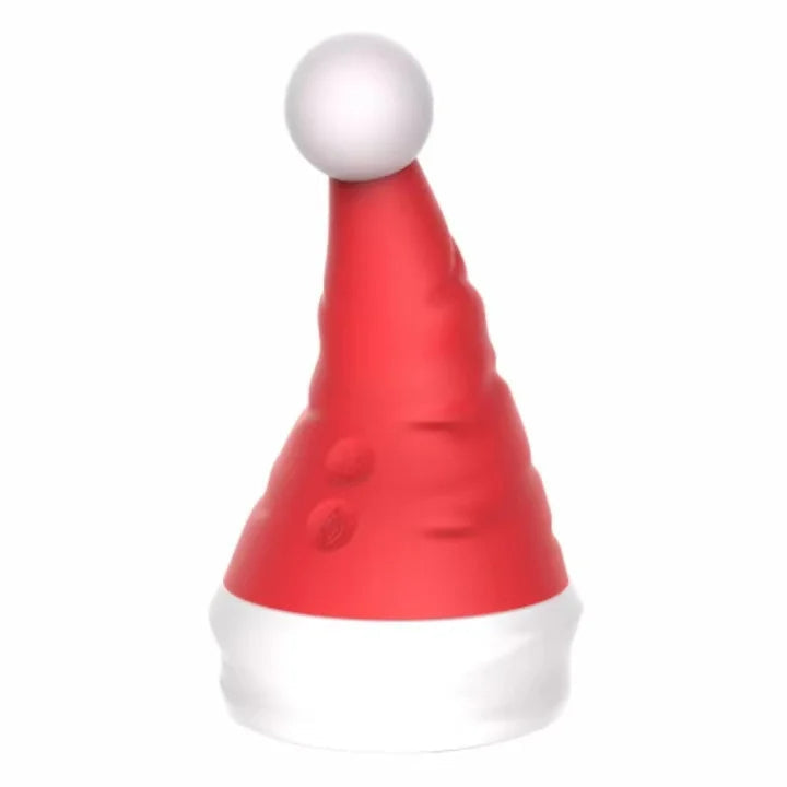 Lurevibe - Santa Hat Vibrator 15 Speed Cunnilingus Masturbator Clit G-Spot Stimulator For Christmas