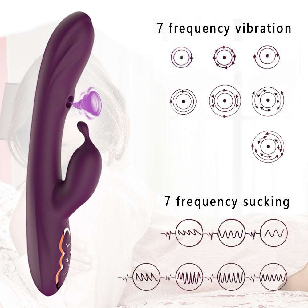 Lurevibe - 7-Frequency G-Spot Suction Vibrator