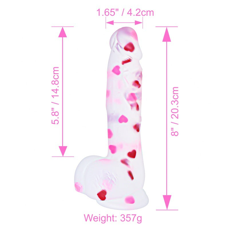 Jelly Transparent Silicone Dildos realistic Penis with Suction Cup