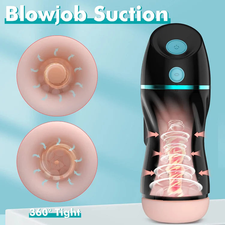 Lurevibe Automatic Sucking Male Masturbators Upgraded 7 Vibration & Suction