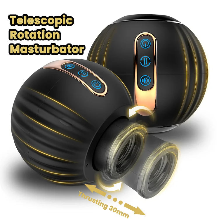 Lurevibe Automatic Rotating Thrusting Male Masturbator Blowjob Pocket Pusssy