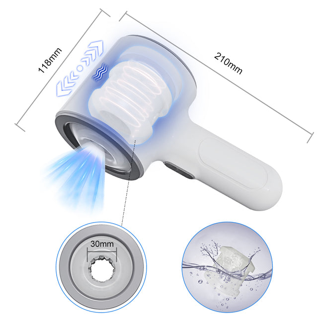 Lurevibe - Frequency Telescopic Handheld Male Masturbator