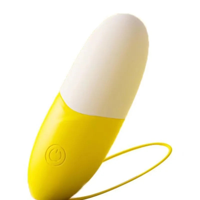 Banana-shape Mute Portable Muti-frequency Wearable Remote Control Women Vibrator