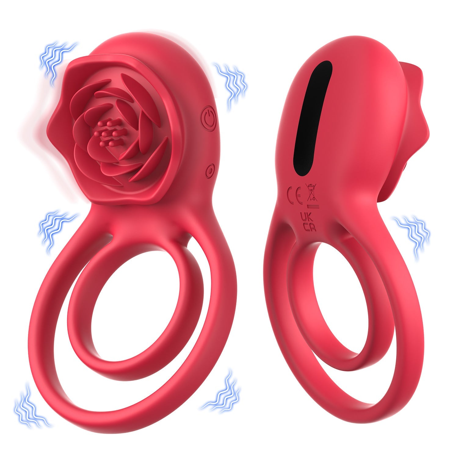 Rose Cock Ring Vibrator & Clit Stimulator