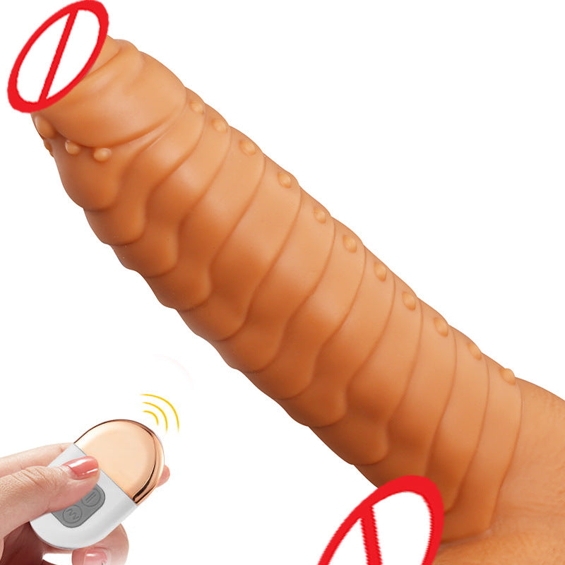 Desiretouch - Double-Ended Dildos Female 10 Frequency Variable Sex Machine Clitoris Vibrator - Telescopic Dildo Silicone Realistic Big Fake Penis Dildo Vibrator