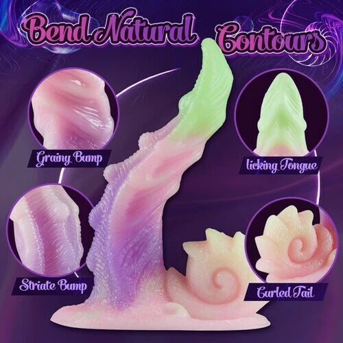 Huge Tentacle Dildo for Beginners Realistic Silicone Dildo 7.48 Inch