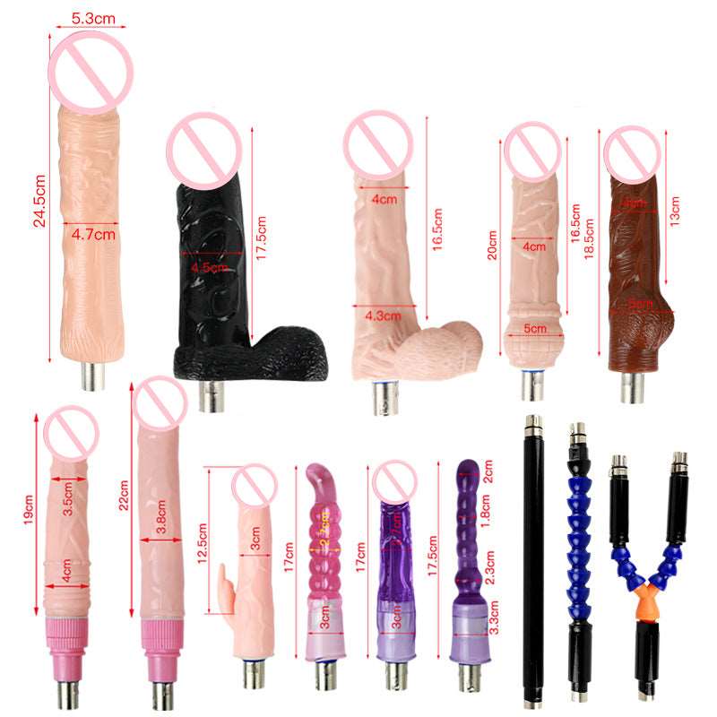 Lurevibe - Automatic Gun Machine Penis Accessories Female Masturbator Extension Rod