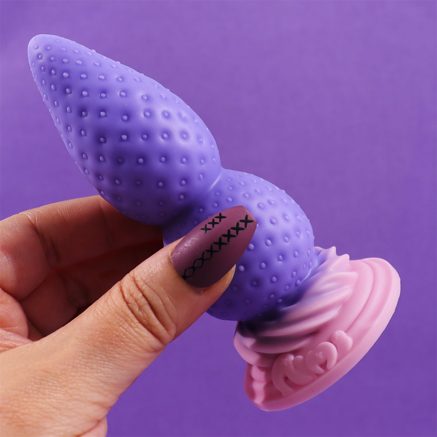 AIMITEX Strawberry Butt Plug Silicone Anal Sex Toy