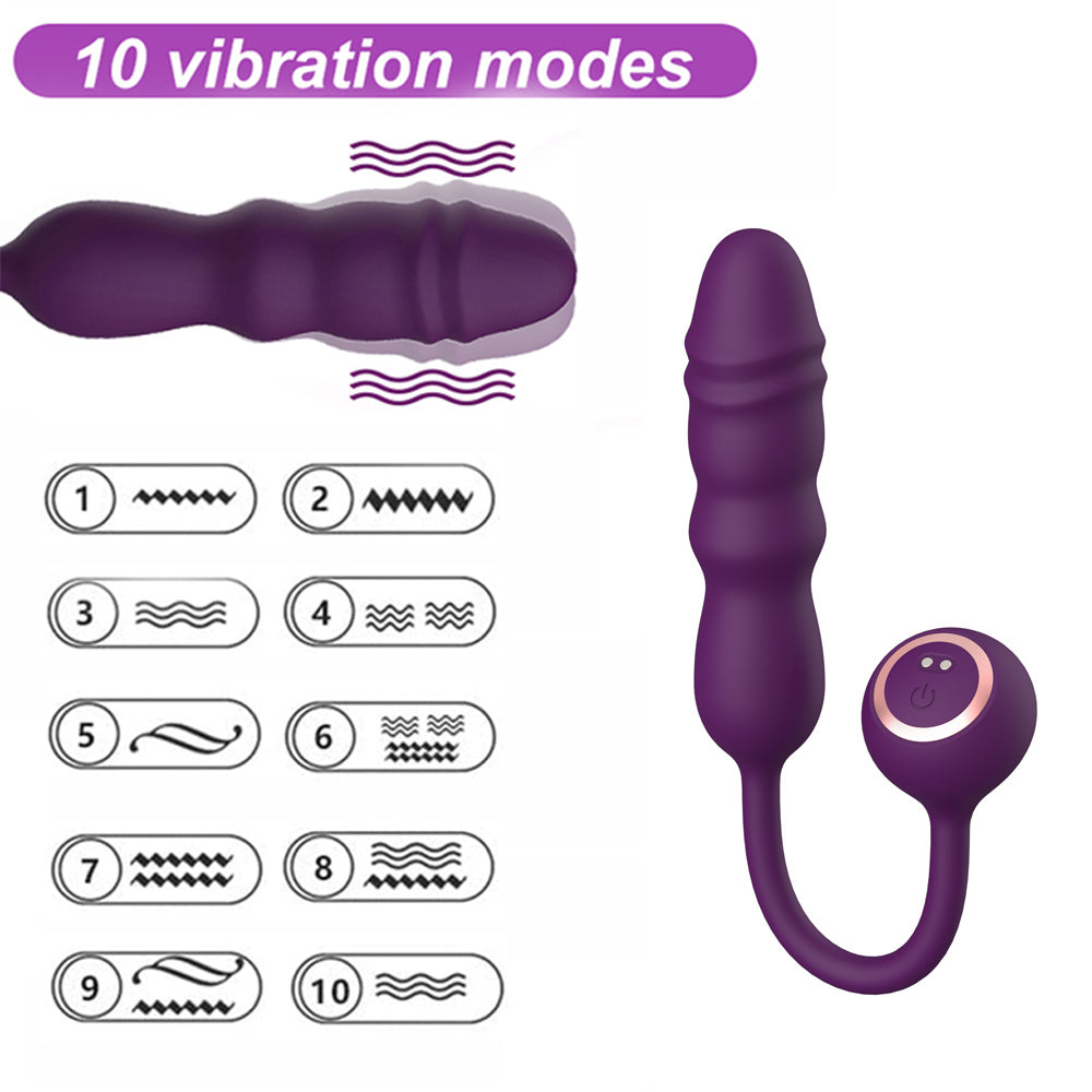 10 Frequency Telescopic Vibrator