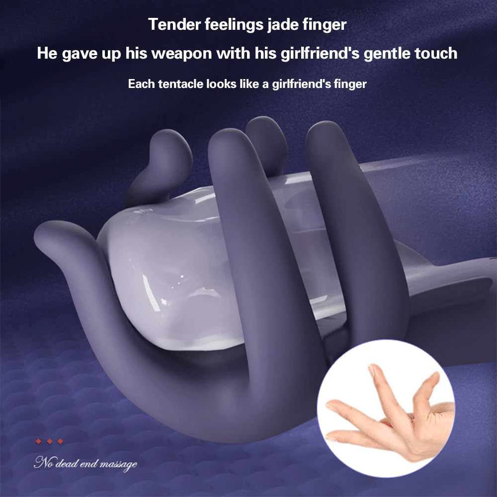 Lurevibe Tender Jade finger Penis Trainer Men's Ejaculation Delay Glans Exerciser