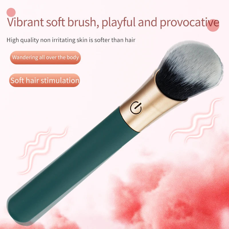 Lurevibe Brush Vibrator 2.1  for Women G-Spot Nipple Clitoral Makeup Stimulator