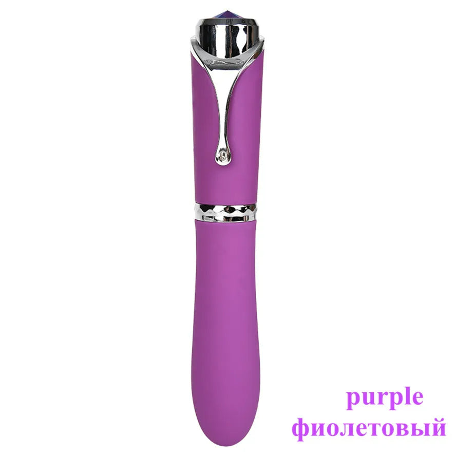 Lurevibe 10 Speed Pen-shaped G-spot Vibrating Dildo Magic Massager