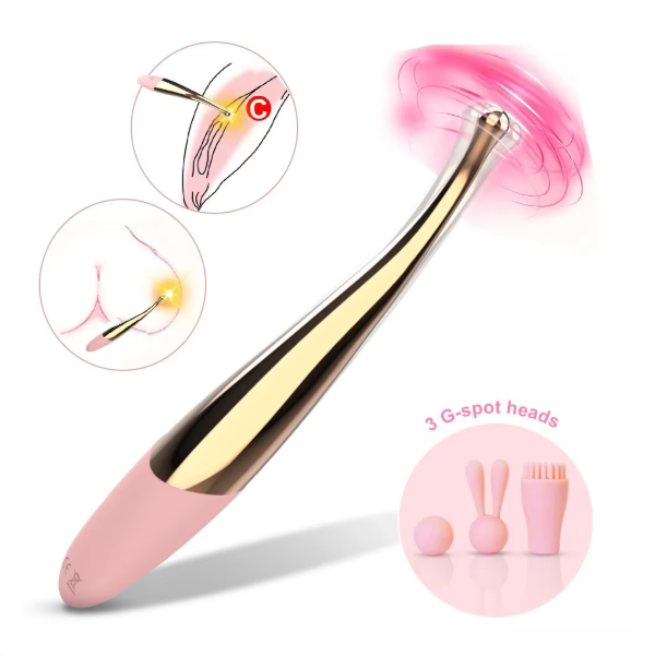 Multi-Frequency AV Silicone Vibrator Women's Masturbation Device