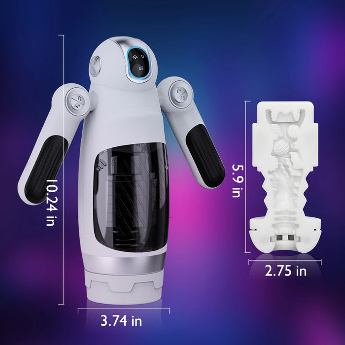 Bella Bot Robot Telescopic Vibrating Male Penis Stroker